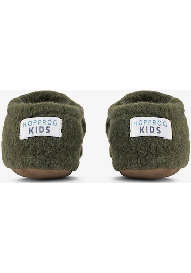 Recycled Woo Wooly Yünlü Haki Barefoot Patik-haki Haki