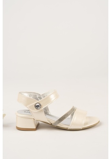 Kız Çocuk Taşlı Abiye Ayakkabı Siyah