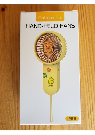 Brokoli Home Şarjli Mini El Fanı Masa Fanı Soğutucu Masa Üstü Vantilatör Usb Mavi Kendin Tasarla