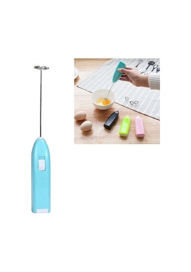 Rogfer Elektrikli El Taşınağı Mutfak Yumurta Çırpıcı Mini Paslanmaz Çelik Yumurta Kahve Sütü Çayı Blender Mavi Pembe Pembe