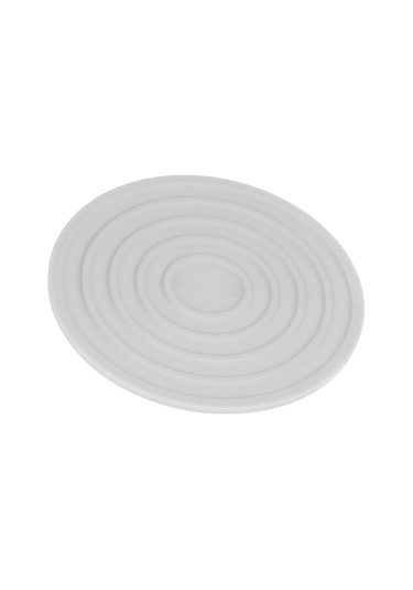 Mutfak Bardak Altlıkları Gıda Sınıfı Silikon Isıya Dayanıklı Kalınlaştırılmış Tasarım Yuvarlak Masa Örtüsü Restoran İçin Gri