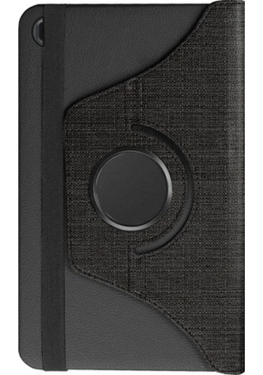 Samsung Uyumlu Galaxy Tab A T510/T515/T517 Kılıf Fabric 360 Derece Döner