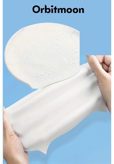 Yeni Seri Kaymaz Su Geçirmez Sızdırmaz Silikon Yüzücü Elastik Yüzme Şapkası Havuz Deniz Bonesi Çok Renkli