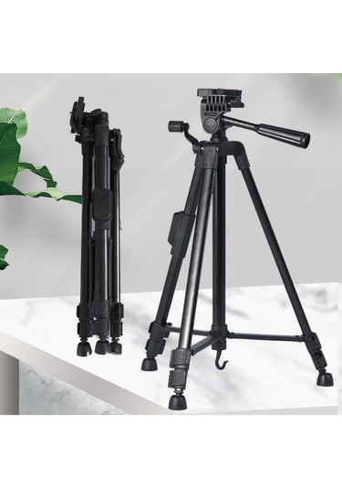 Buffer Telefon Ve Fotoğraf Makinası Takılabilen Bluetooth Kumandalı 146 Cm Tripod