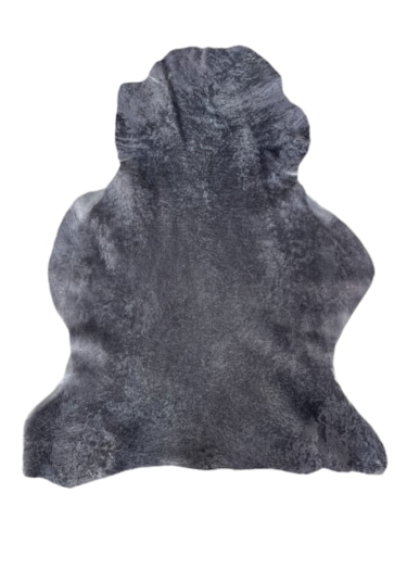 Naturel Kısa Tüylü Koyun Postu 80 X 60 Cm Gri