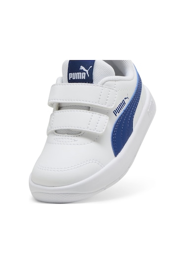 Puma Courtflex V3 V Inf 310252-08 Ortopedik Bebek Çocuk Spor Ayakkabı Mavi