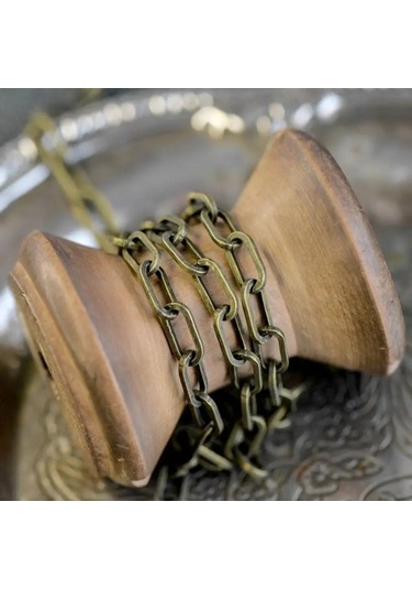 Kafebizu Dekoratif Zincir 2 M Antik Bronz 9.5x4.5x1 Mm 134261895