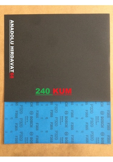 Bosch 240 Kum Su Zımparası Kaportacı Zımparası 23 28 Cm 2 Adet