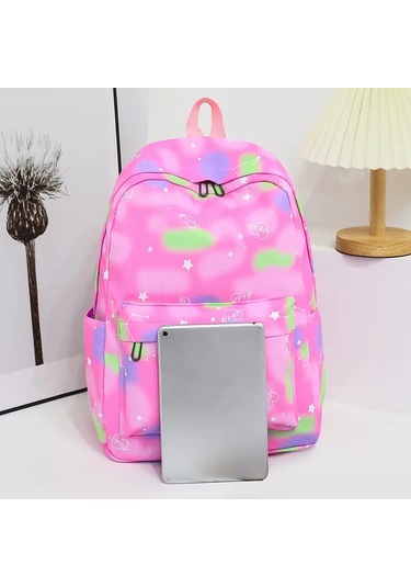 3 Parçalı Okul Sırt Çantası: Büyük Sırt Çantası, Öğle Yemeği Çantası Ve Kalem Kutusu Pembe Th