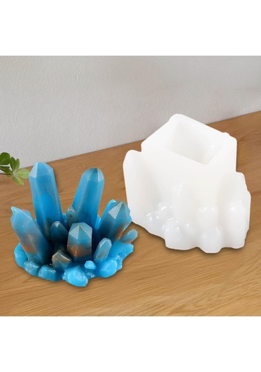 Suntek Silikon Küme Kalıp Kristal Reçine Kalıp El Sanatları