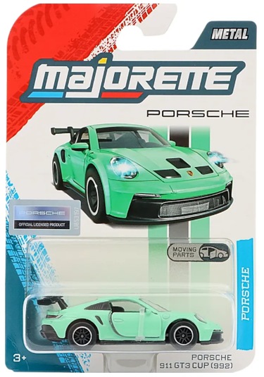 Majorette Moving Parts Porsche 911 Gt3 Cup 992 Yeşil