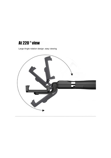 Padalink Siyah Bt Uzatılabilir Tripod: Telefon İçin 270 Açı, 10m Uzaktan Kumanda, Seyahat-fotoğraf Çekimi İçin Çok Fonksiyonlu Ayak Kahverengi