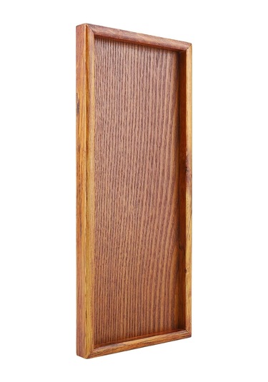 Servis Tepsisi, Dikdörtgen Ahşap Çay Tepsisi Otel Ev Mutfak Tepsileri Atıştırmalık Tepsisi Kahvaltı Tepsisi Gıda Saklama Kabı 35 15cm