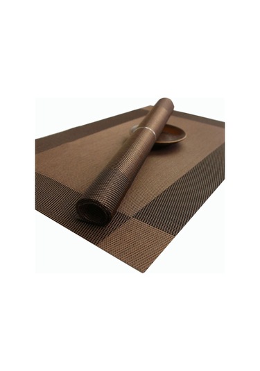 Şampanya Termal 4 Adet/takım Kaymaz Servis Altlığı Yalıtım Ev Ürün Pedi Yemek Masası Mat Şampanya