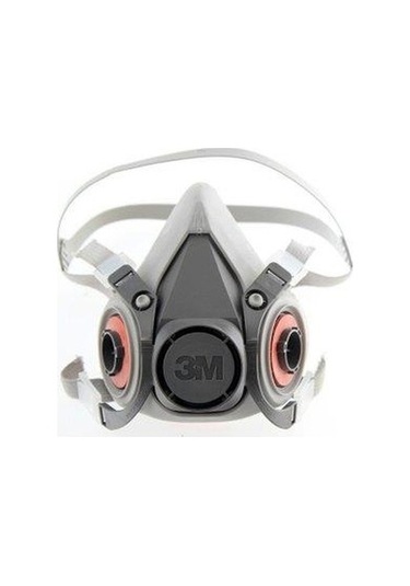 3M  6200 Yarım Yüz Gaz Maskesi + 2138 P3 Organik Ozon Filtresi