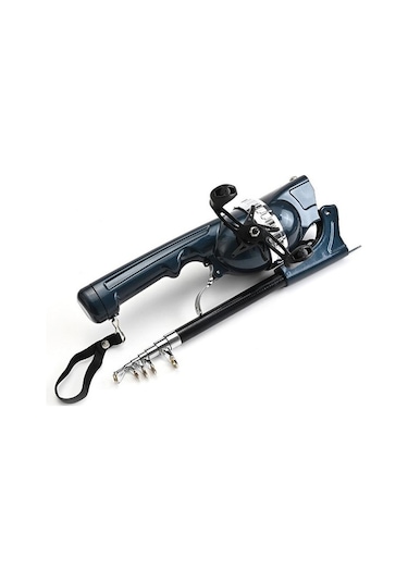 Didadodo Upgrad 2b Teleskopik Olta Kamışı Çift Saplı, Taşınabilir, Paslanmaz Çelik, Uçan Makara Mini Çubuk Açık Balıkçılık İçin Çift Sap