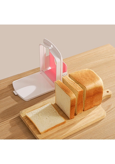 Suntek Tost Ekmek Dilimleyici Mutfak Pişirme Aracı Beyaz Pembe Diğer