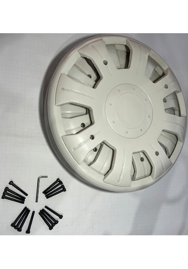 Karsan J9 Premier Pejo Beyaz Jant Kapağı 4 Adet Vida Ve Anahtar