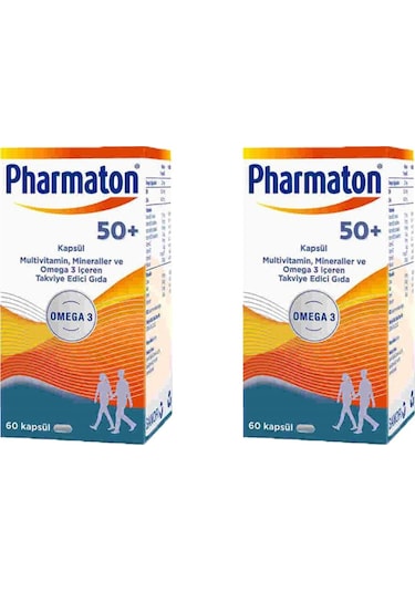 Pharmaton 50 Plus Kapsül 2 x 60 Kapsül