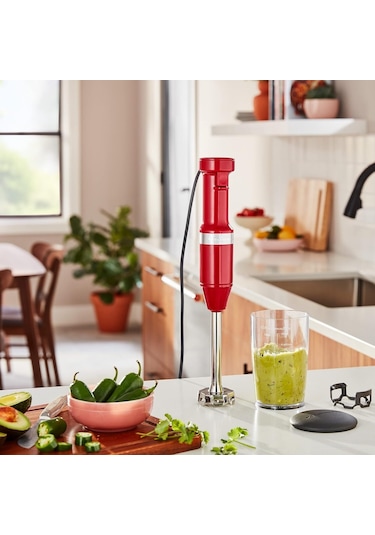 Kitchenaid KHBV53 Değişken Hızlı Kablolu El Blenderi Kırmızı