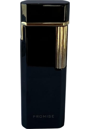 Promise Twiggy Siyah Gold Metal Soft Flame Çakmak
