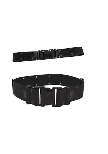 Kordak Siyah Delikli Outdoor Kemer