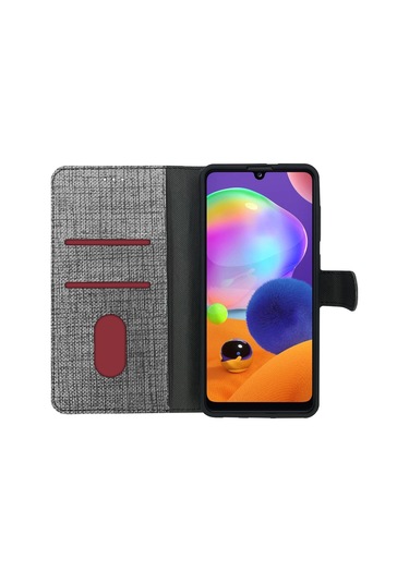 General Mobile Gm 10 Kilif Fitcase Fabric Kapakli Cüzdanli 444388828