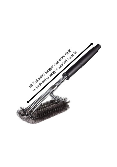 Wondernest Büyük Barbekü Izgara Tavası Temizleme Fırçası, Çok Renkli Seçenekler Çok Renkli