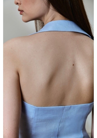 İgritte Elbise Mavi