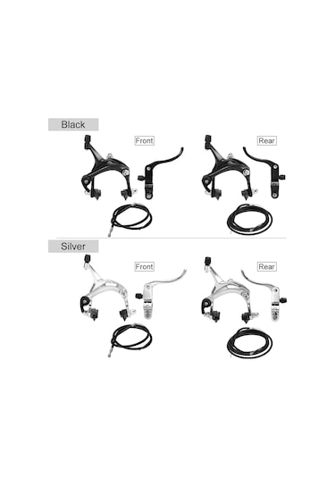 Bisiklet Freni, Ön/arka Fixie Bisiklet Fren Kiti Yol Bisiklet Kruvazörü Fren Seti Bisiklet Kaliper Fren Kiti Yan Çekme Seti