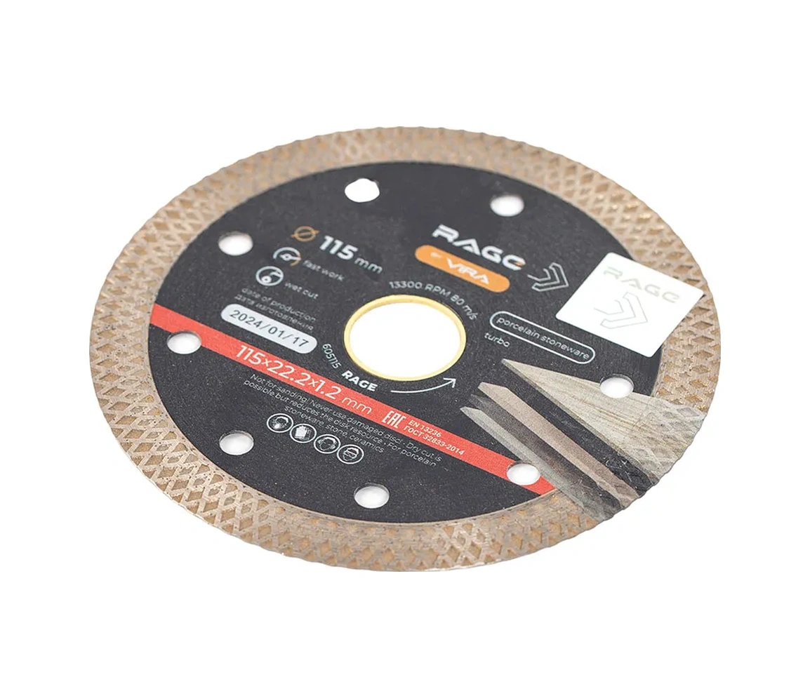 Rage Tel Granit İçin İnce Elmas Disk 115 Mm 320842936