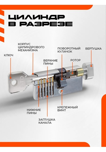 Nora-m Kilit Minyesi / Al Silindiri, Döner Başlıklı Standart Lv-90 45-45v 154544335