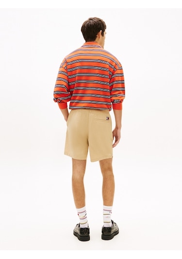 Tommy Hilfiger Tjm Lınen Blend Pull-on Short Erkek Bej Şort - Dm0dm22825