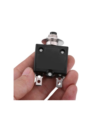 Yaozixa 10a Manuel Sıfırlama Devre Kesici, Aşırı Yük Koruyucu - Otomobil, Endüstri Ve Deniz Sanayi İçin Dayanıklı Plastik, Ac/dc Uyumlu