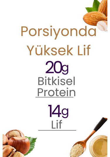 Meyveli Tahinli & Fındıklı Protein Topları 110gr X3 Adet