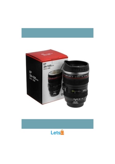 Şık Çelik Objektif Termos Kupa Bardak Çok Renkli