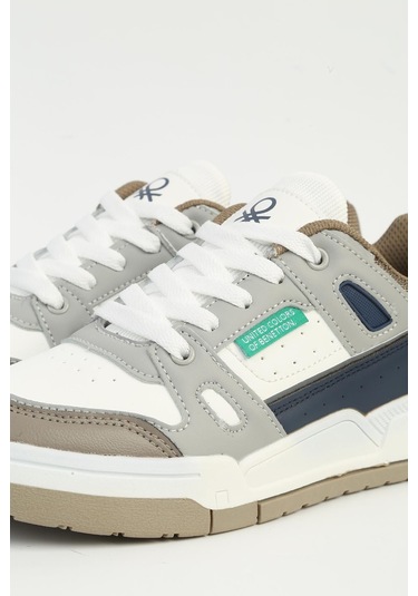 Benetton 11130 Memory Taban Kadın Sneaker Ayakkabı 267800001800 05 Beyaz Beyaz