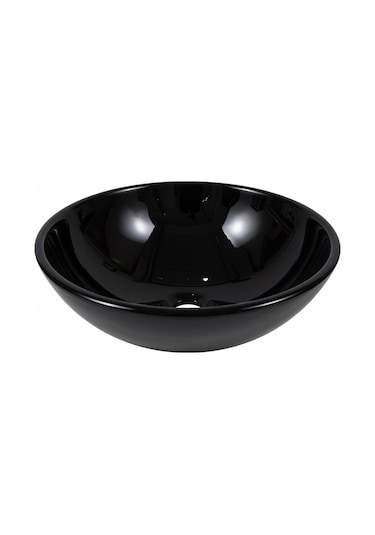 Brezza - Tb14scnk Siyah Cam Çanak Lavabo - 55009411 Siyah