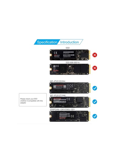 Ssd İçin M.2 Ngff Adaptör Kartı Mz Jpv5120/0a4, Mz Jpu512t/0a6'yı Destekler