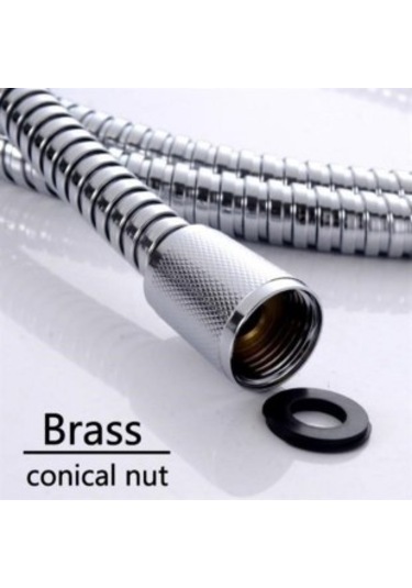 Banyo Duş Hortumu Tüm Musluk Duş Bataryalarına Uygun Duş Hortumu Krom