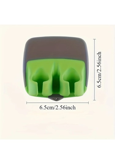 Fochsia Paslanmaz Çelik Manuel Sebze Soyucu - Ergonomik Kaymaz Tutamaklı Siyah Yeşil Meyve Sebze Soyma Aleti Siyah + Yeşil