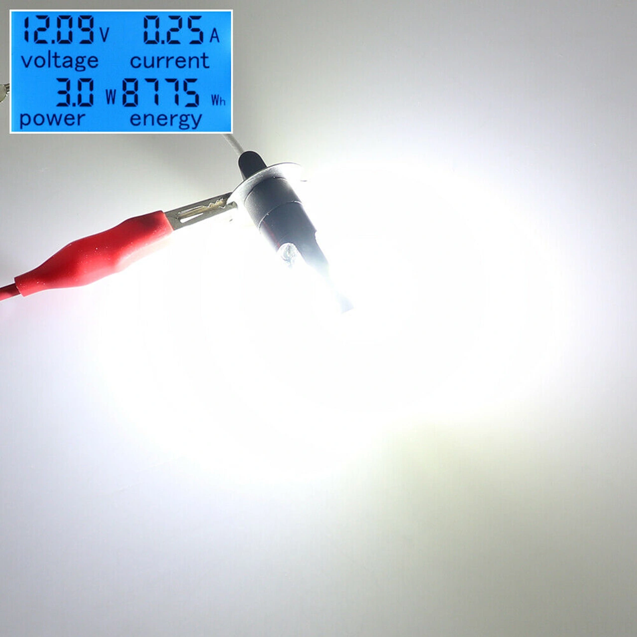 Dofolink H3 Tipi 12 Led 6000-6500k Beyaz Işık Araba Fari Ampülü, 12v Dc, 50.000+ Saat Ömür, 2 Adet Paket