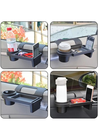 Suofeng Araç Pencere Dolabı Abs Malzeme Telefon Şarjlı Çelik, Su Bardak Ve Küçük Eşya Saklama Rafı