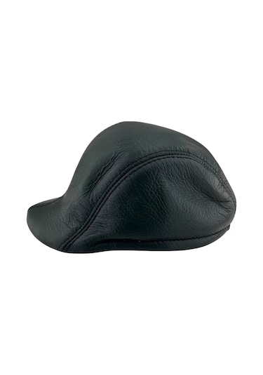 Twingold İsme Özel London Kasket - %100 Deri - Ab01014 - Yeşil Renkli