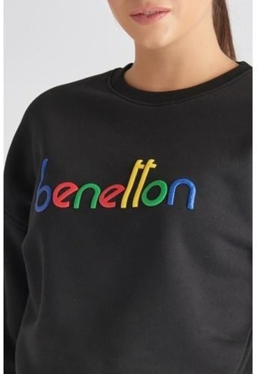 Benetton Bnt-w100-t Kadın Sweat Bnt-w100-t-r1534 Siyah