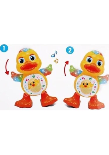 Can Oyuncak Dans Eden Pilli Ördek - Hareketli Işıklı Sesli Şarkı Söyleyen