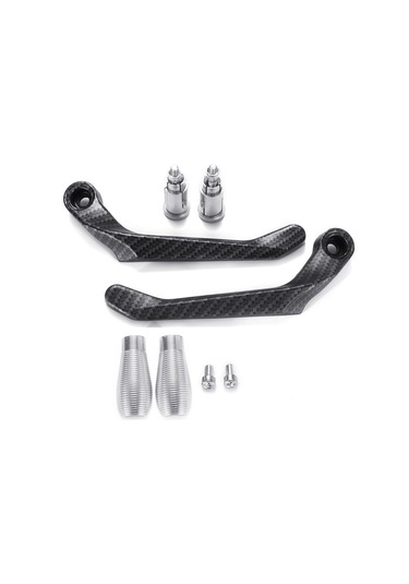 MOTOSİKLET MANET KORUMA ALEMİNYUM (KARBON DESEN) NİKEL