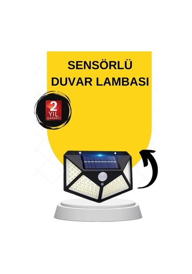 Güneş Enerjili Bahçe Lambası 100 Led Bahçe Lambası Bahçe Aydınlatma Çok Renkli