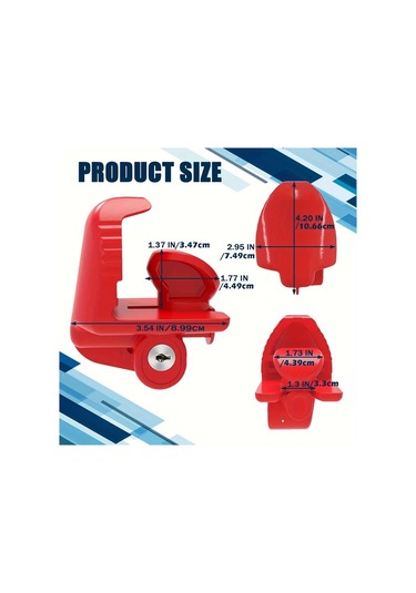 Xuweiwei Orange Heavy-duty Steel Tow Hook Universal Tongue Lock Dayanıklı Çelik Çekme Kancası Kilit Rv Tekne Karavan Aksesuar