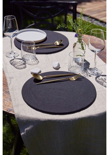 6'lı Black Duck Keten Supla Amerikan Servis Siyah